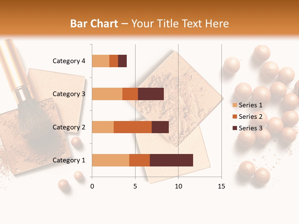 Cosmetic Brush Balls PowerPoint Template