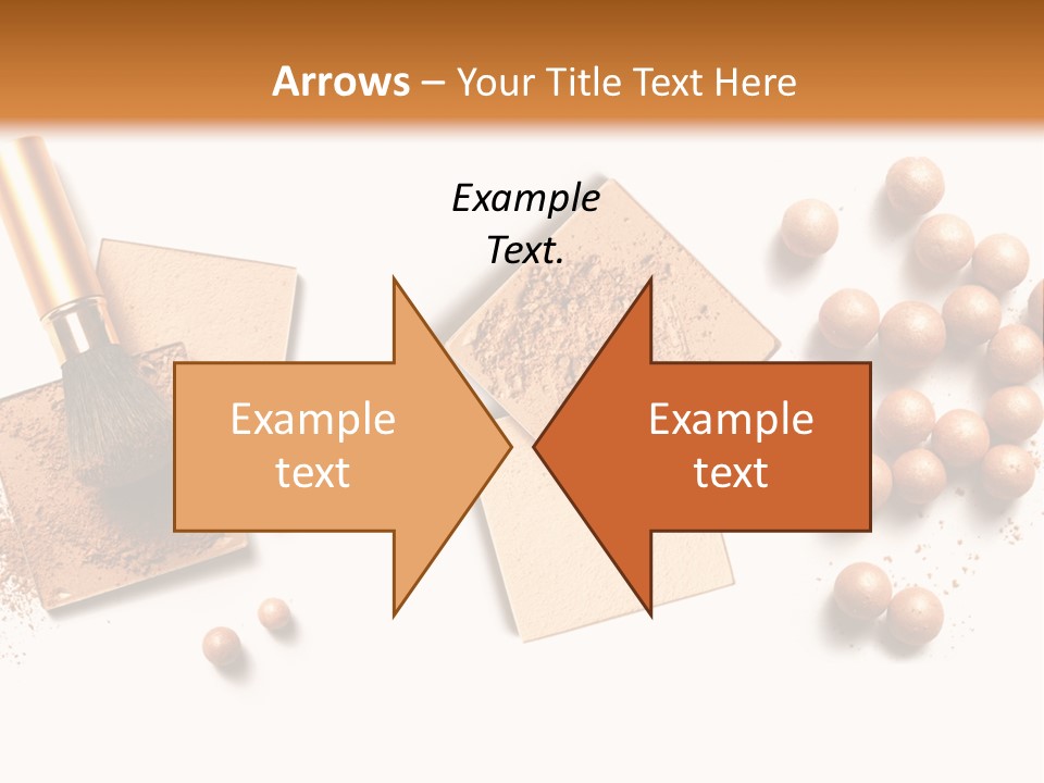 Cosmetic Brush Balls PowerPoint Template