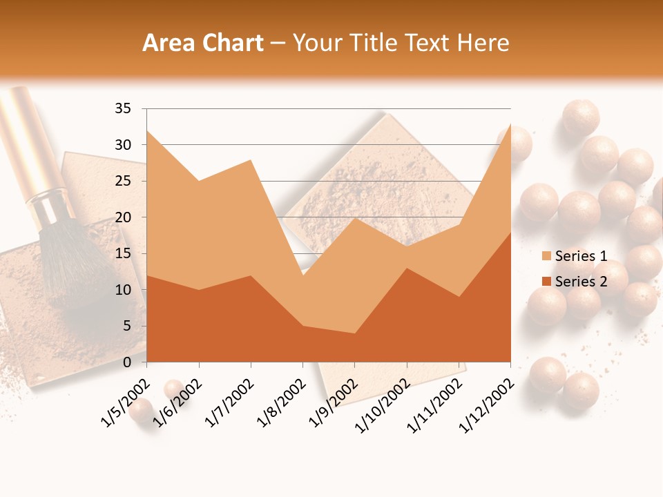 Cosmetic Brush Balls PowerPoint Template