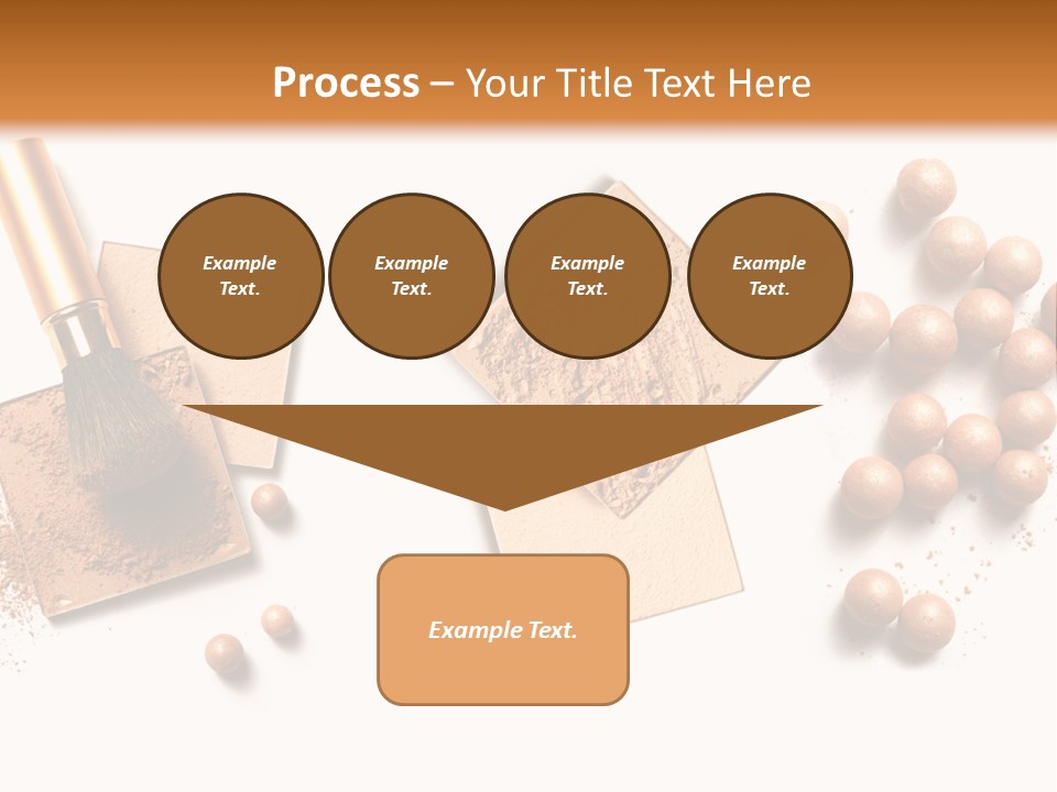 Cosmetic Brush Balls PowerPoint Template