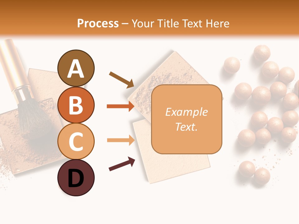 Cosmetic Brush Balls PowerPoint Template