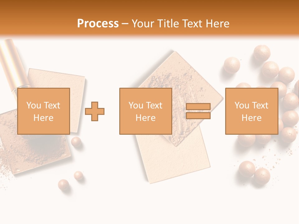 Cosmetic Brush Balls PowerPoint Template