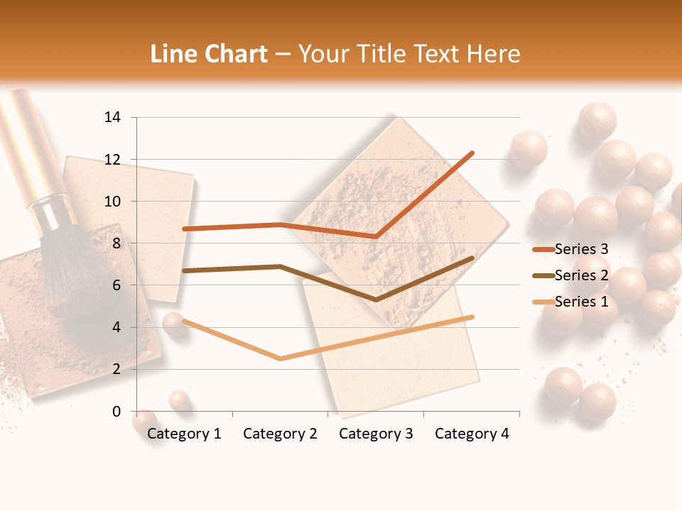 Cosmetic Brush Balls PowerPoint Template