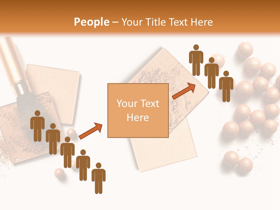 Cosmetic Brush Balls PowerPoint Template