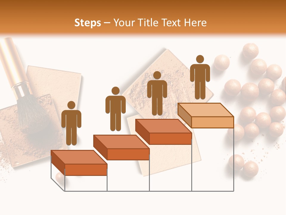 Cosmetic Brush Balls PowerPoint Template