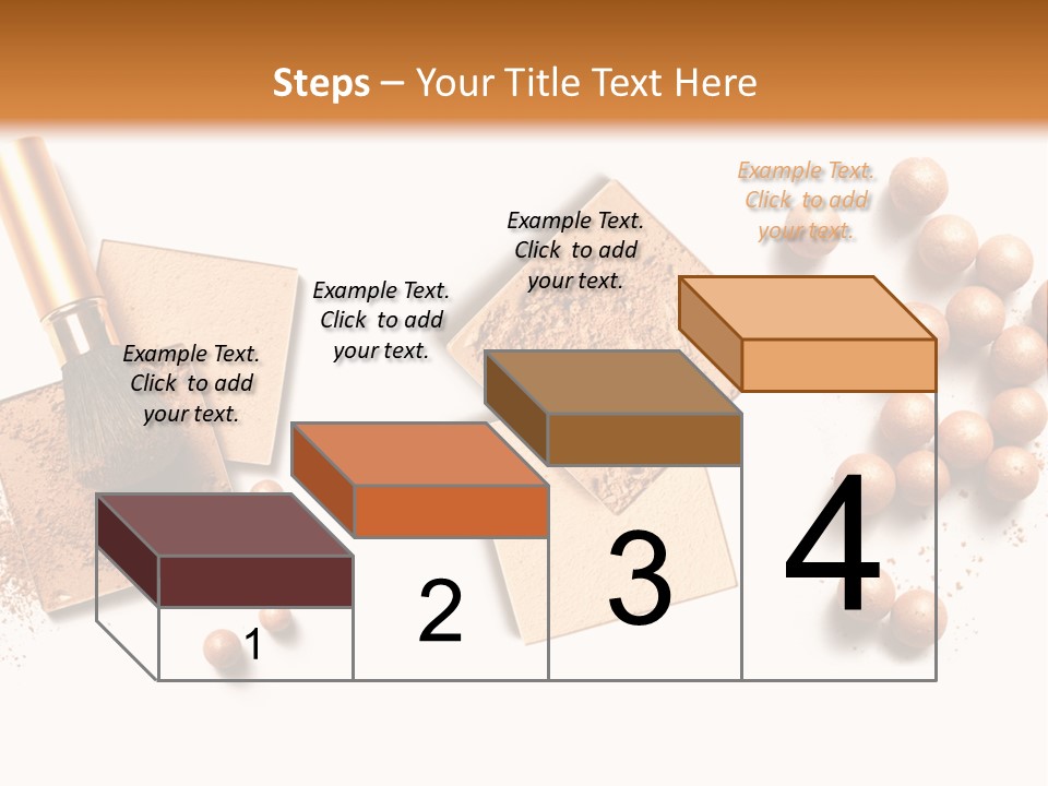 Cosmetic Brush Balls PowerPoint Template