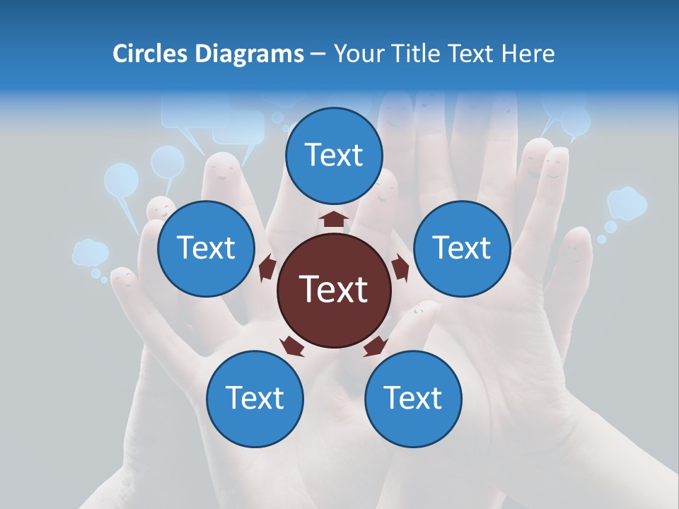 Network Group Social PowerPoint Template