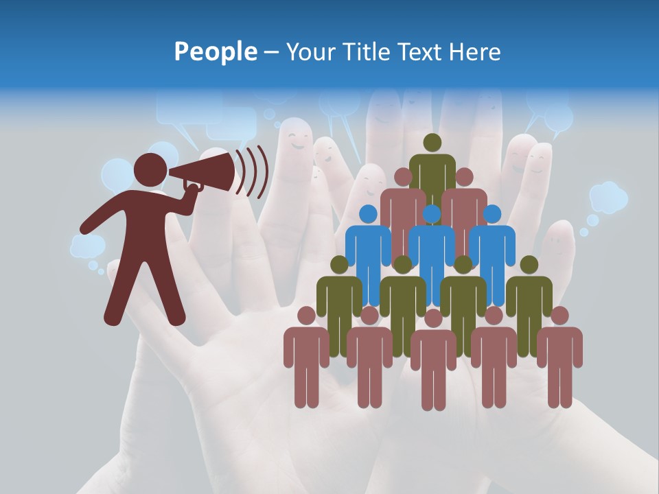 Network Group Social PowerPoint Template