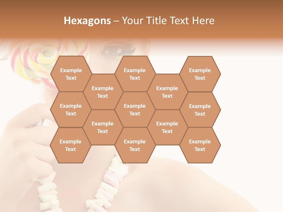 Preetty Young Happy PowerPoint Template