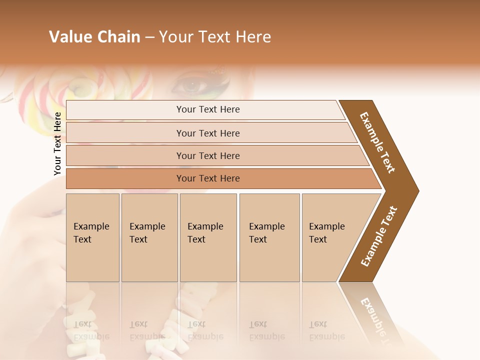 Preetty Young Happy PowerPoint Template