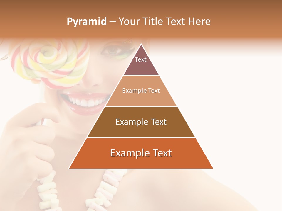 Preetty Young Happy PowerPoint Template