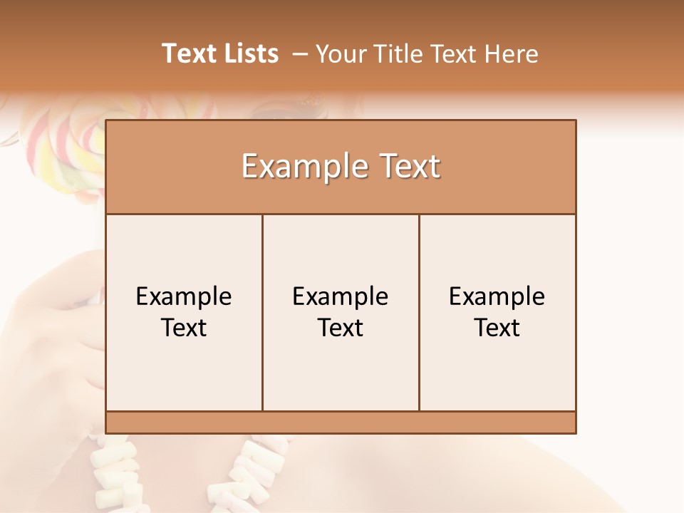 Preetty Young Happy PowerPoint Template