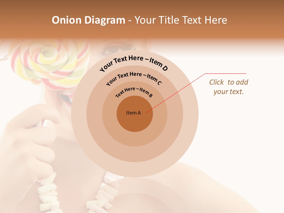 Preetty Young Happy PowerPoint Template