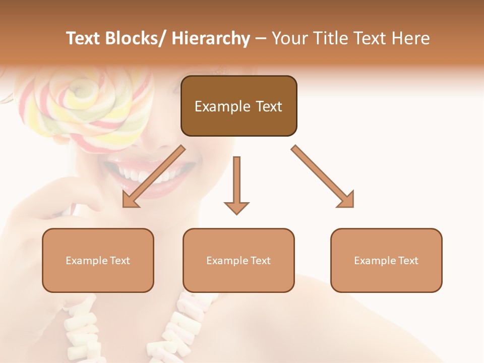 Preetty Young Happy PowerPoint Template