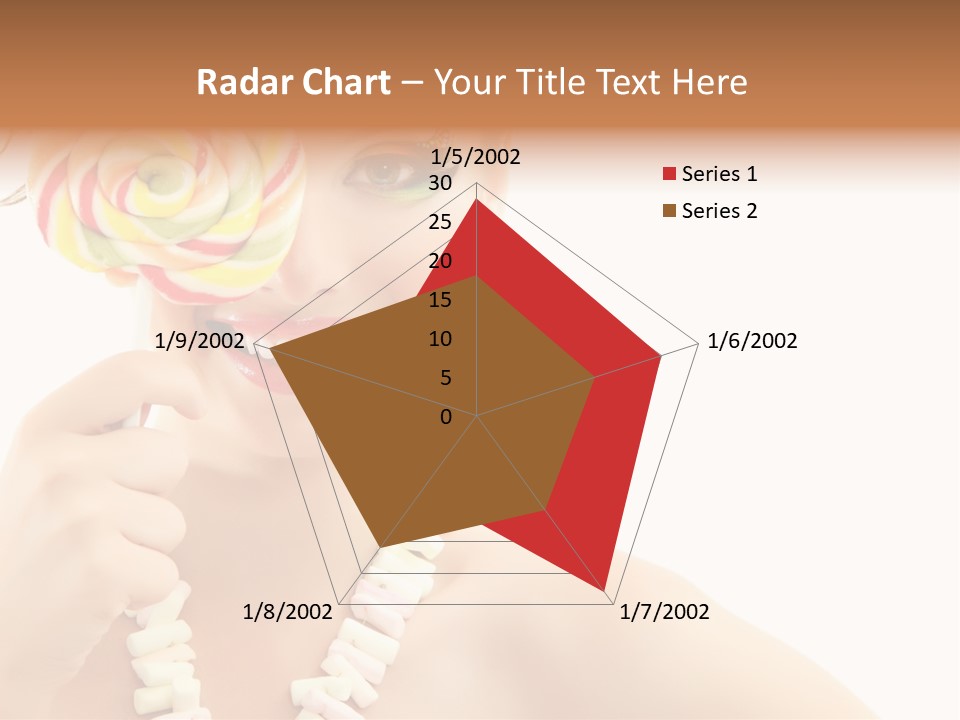 Preetty Young Happy PowerPoint Template