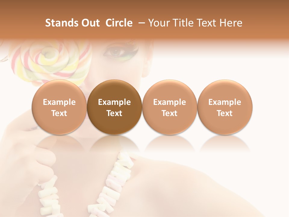 Preetty Young Happy PowerPoint Template