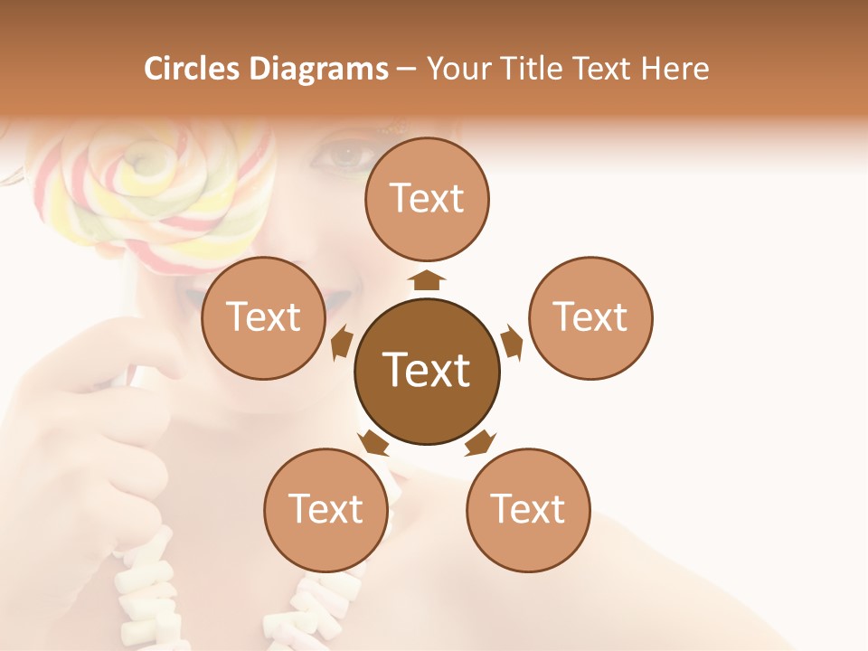 Preetty Young Happy PowerPoint Template