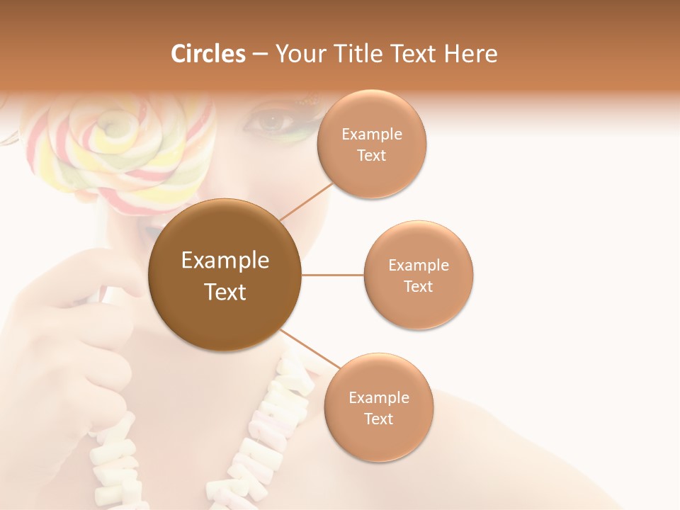 Preetty Young Happy PowerPoint Template