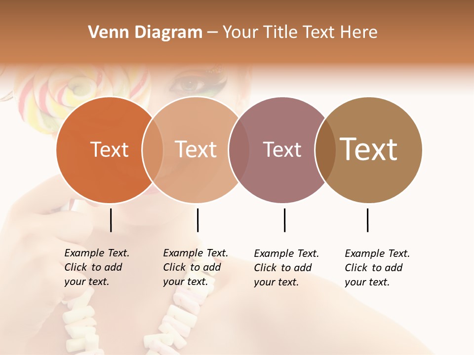 Preetty Young Happy PowerPoint Template