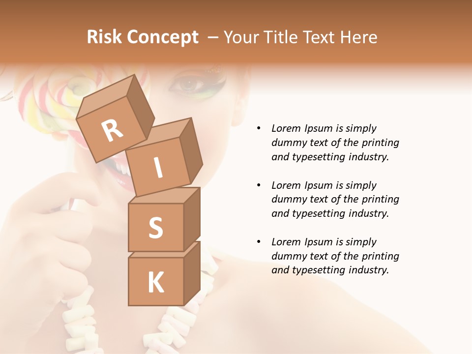 Preetty Young Happy PowerPoint Template