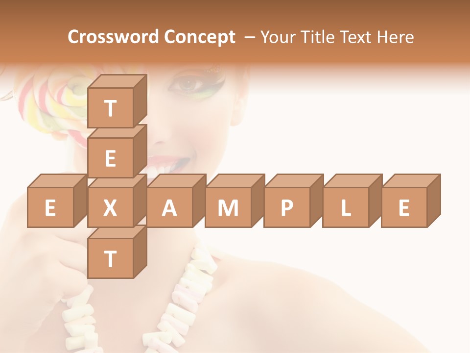 Preetty Young Happy PowerPoint Template