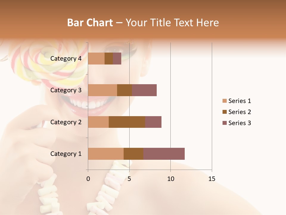 Preetty Young Happy PowerPoint Template