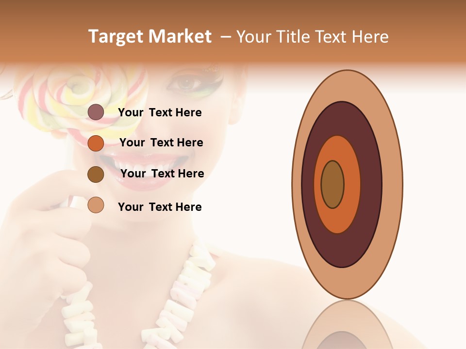 Preetty Young Happy PowerPoint Template