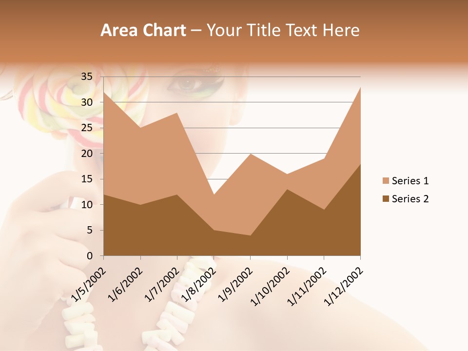 Preetty Young Happy PowerPoint Template