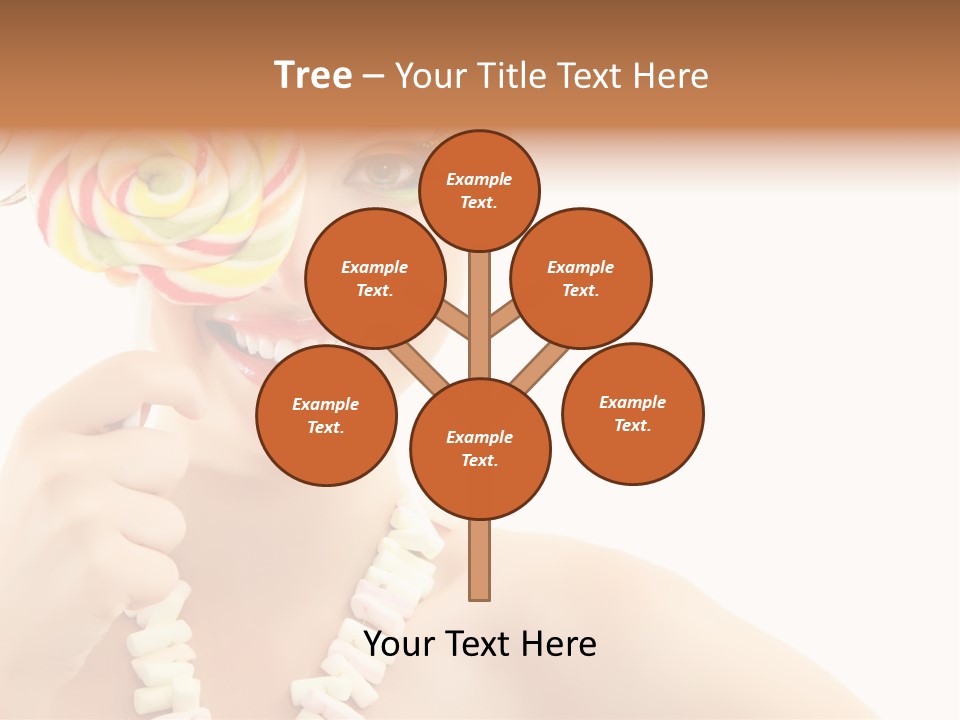 Preetty Young Happy PowerPoint Template