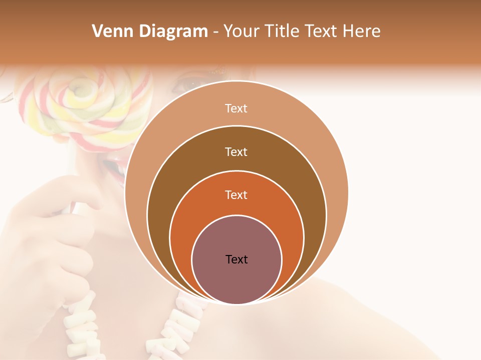 Preetty Young Happy PowerPoint Template