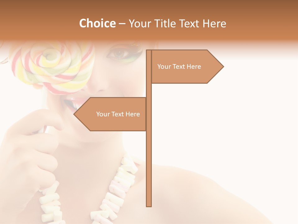 Preetty Young Happy PowerPoint Template