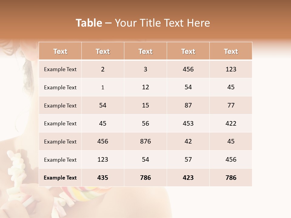 Beauty Sweet Bright PowerPoint Template