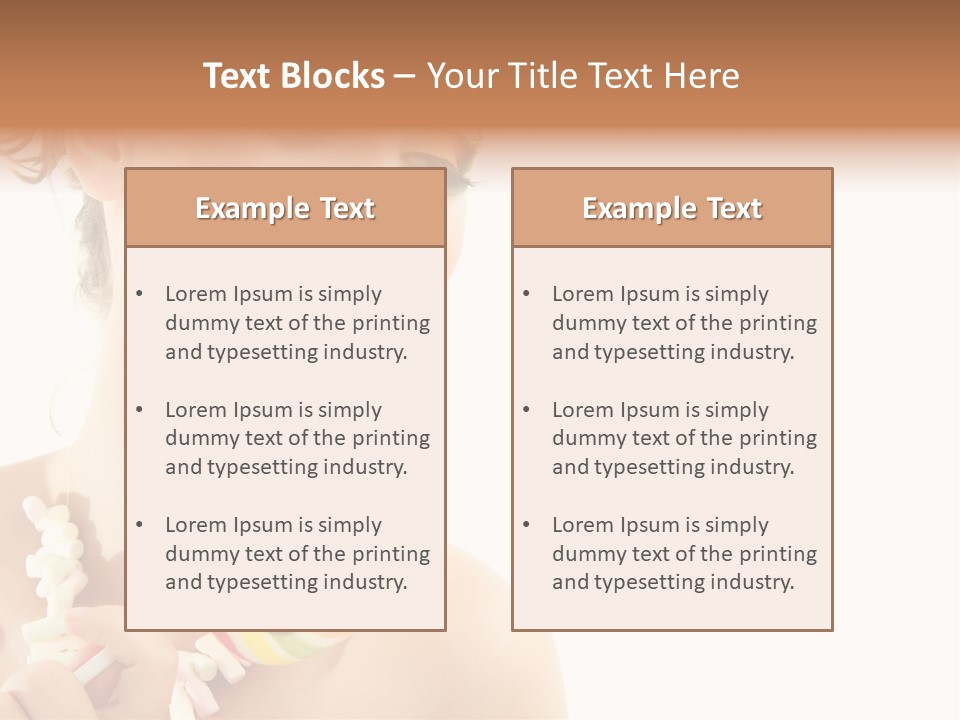 Beauty Sweet Bright PowerPoint Template