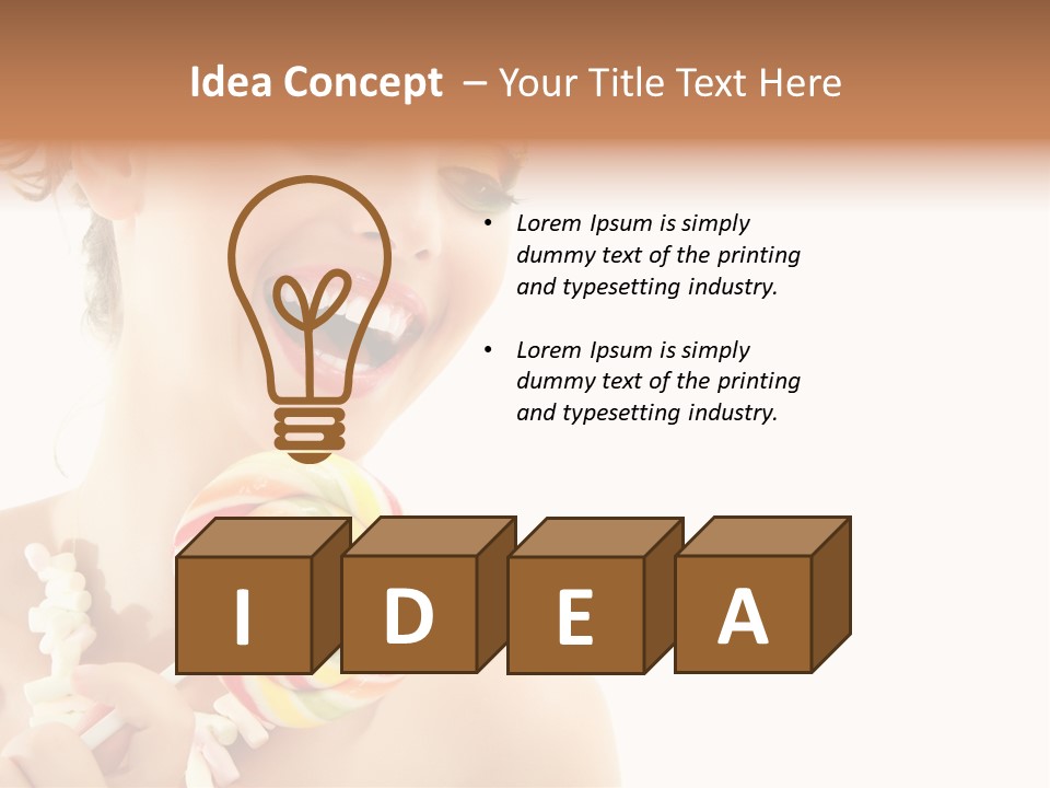 Beauty Sweet Bright PowerPoint Template