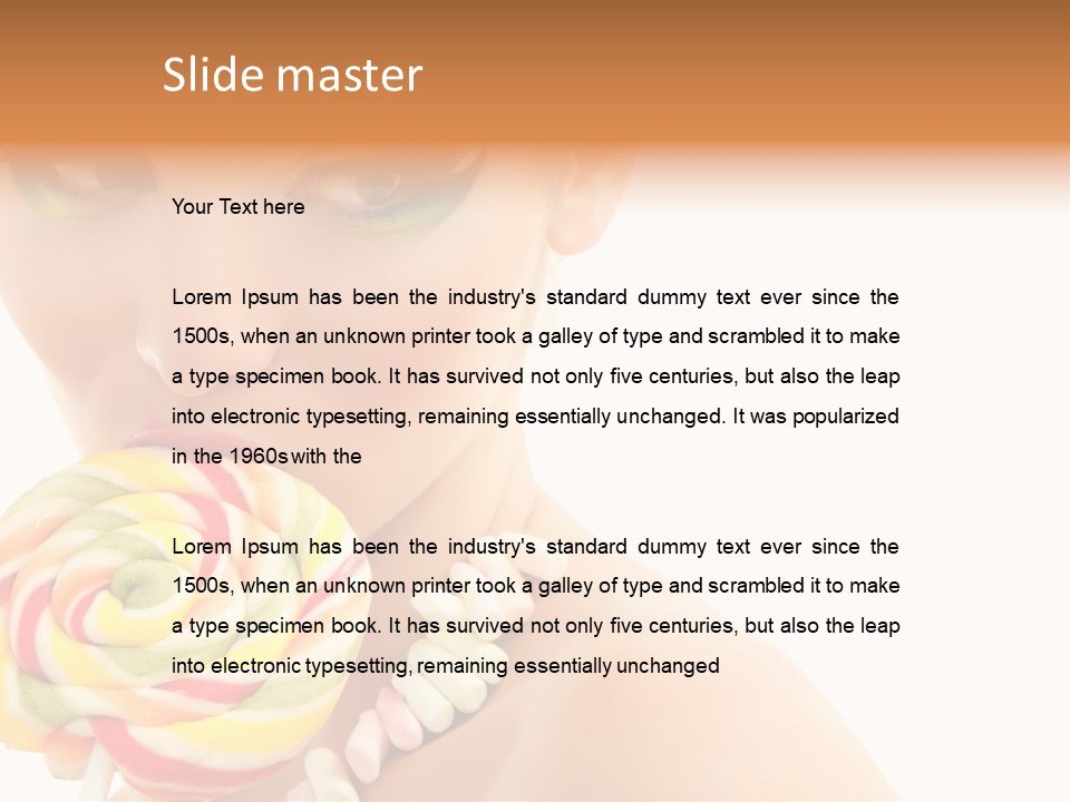 Pretty Colorful Laugh PowerPoint Template