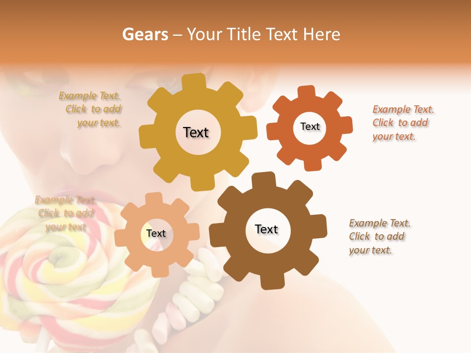 Pretty Colorful Laugh PowerPoint Template