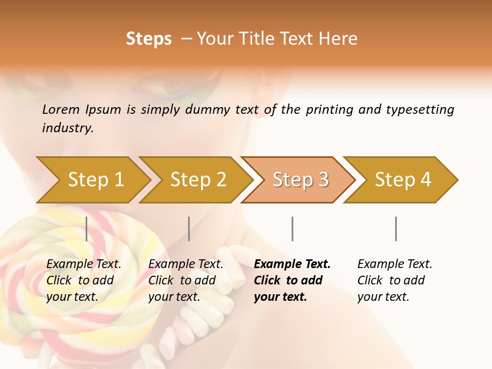 Pretty Colorful Laugh PowerPoint Template
