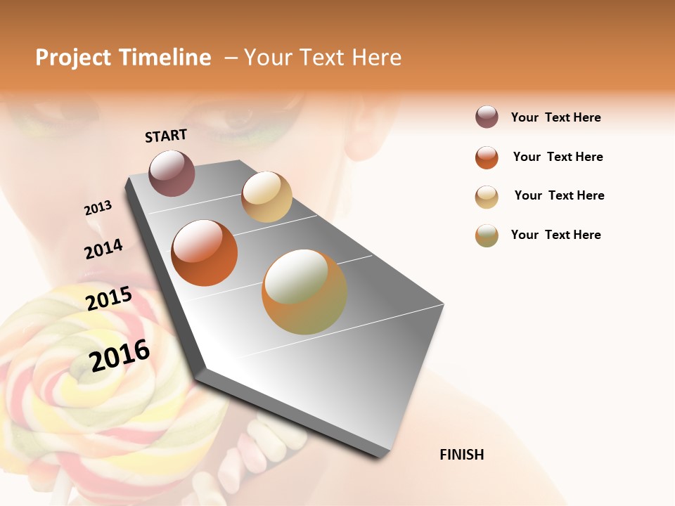 Pretty Colorful Laugh PowerPoint Template