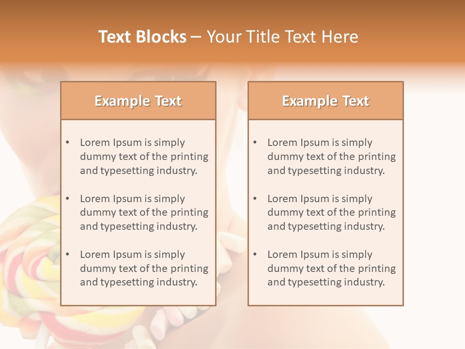 Pretty Colorful Laugh PowerPoint Template