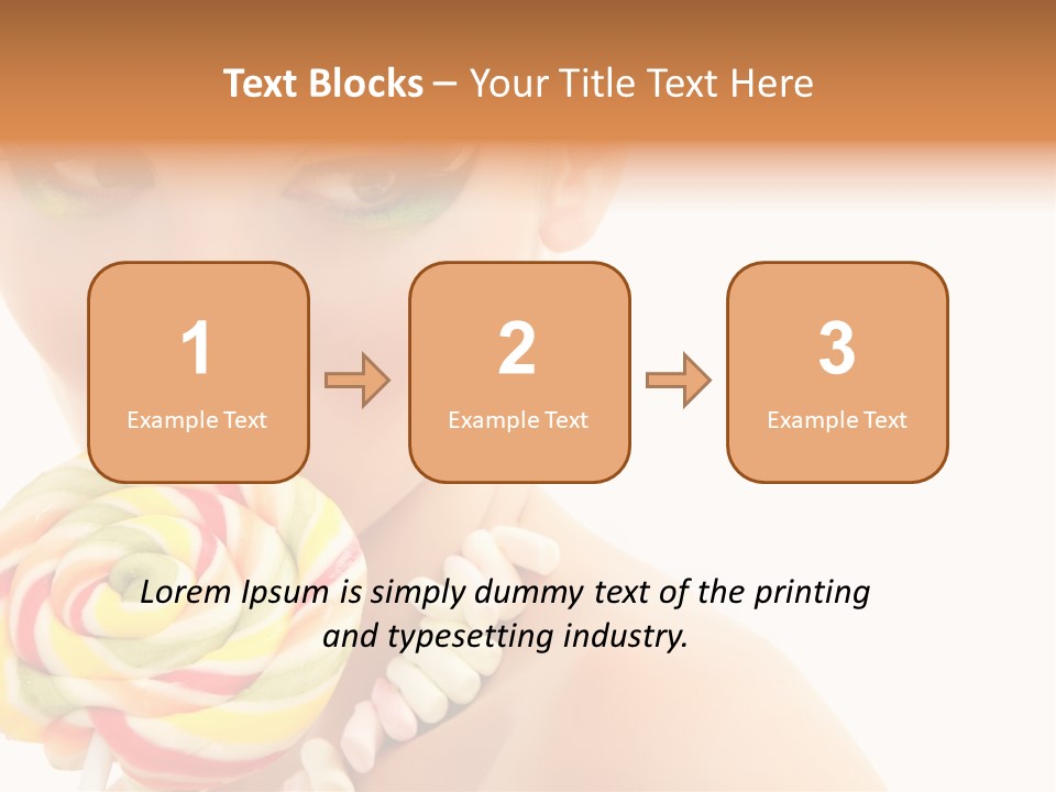 Pretty Colorful Laugh PowerPoint Template