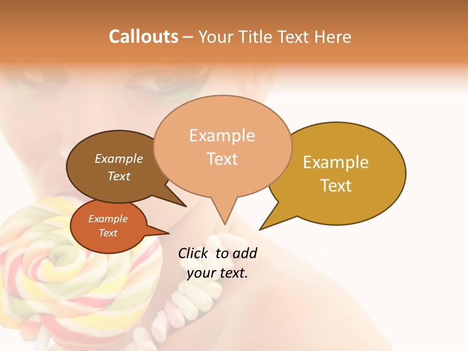 Pretty Colorful Laugh PowerPoint Template