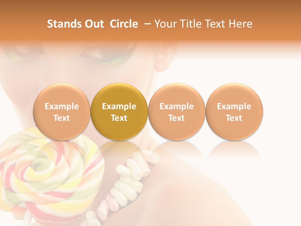 Pretty Colorful Laugh PowerPoint Template