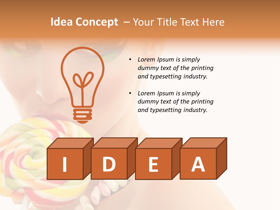 Pretty Colorful Laugh PowerPoint Template