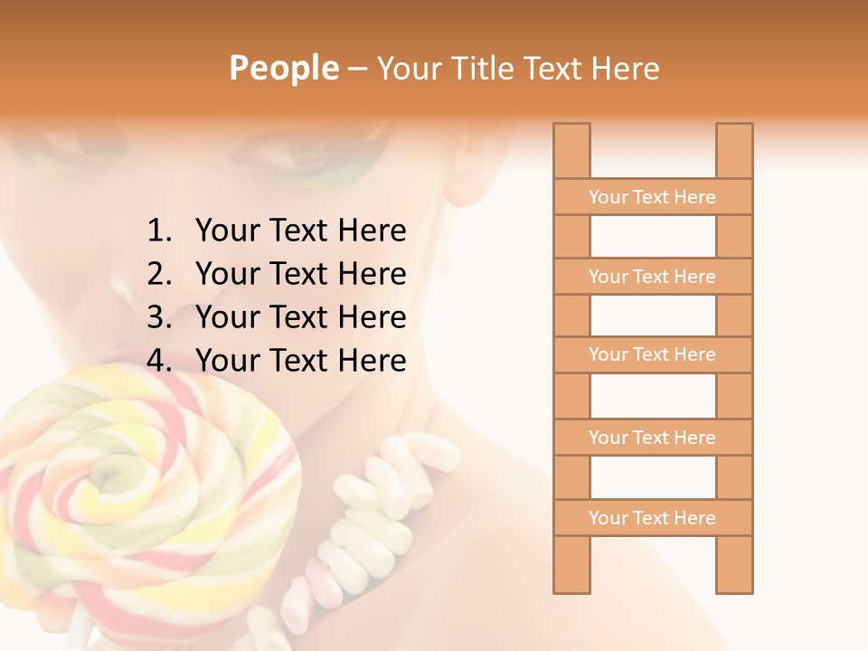 Pretty Colorful Laugh PowerPoint Template