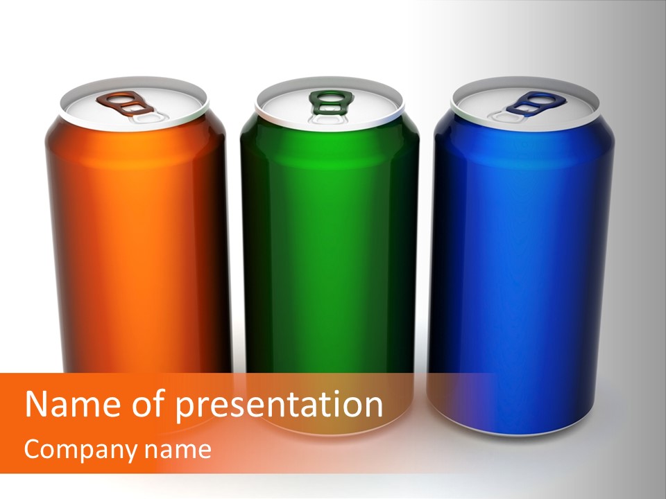 Tin Alcohol Metallic PowerPoint Template