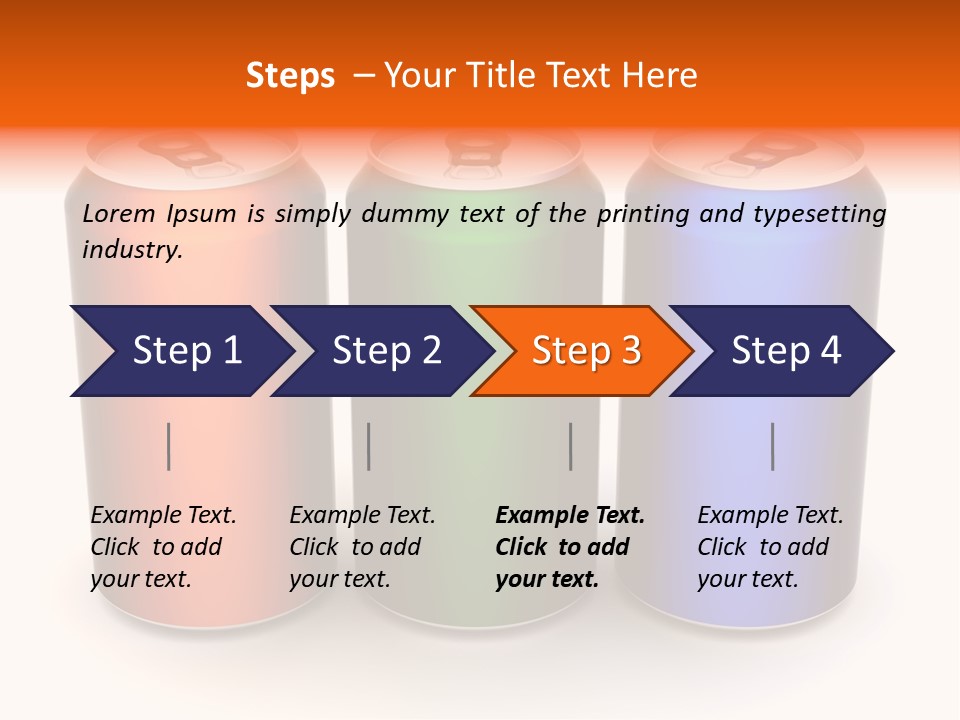 Tin Alcohol Metallic PowerPoint Template