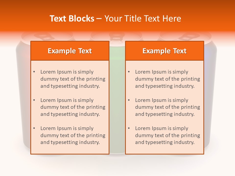 Tin Alcohol Metallic PowerPoint Template