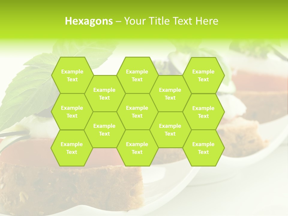 Fast Food Canap Appetizers PowerPoint Template