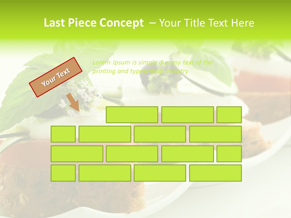 Fast Food Canap Appetizers PowerPoint Template