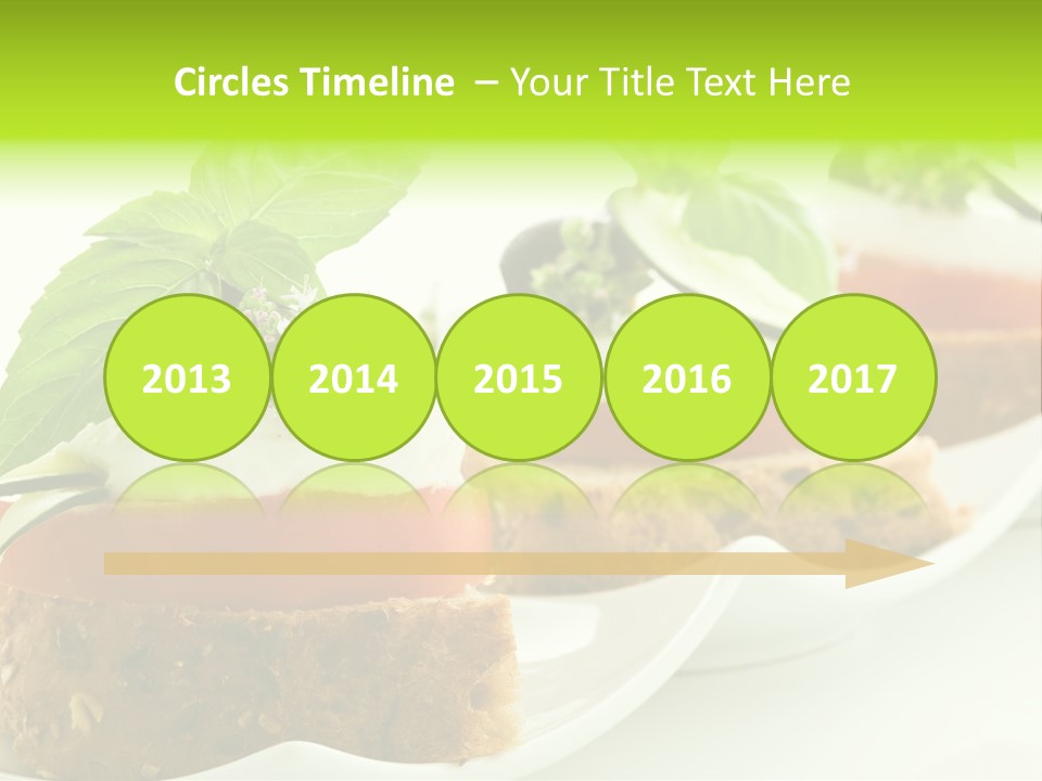 Fast Food Canap Appetizers PowerPoint Template